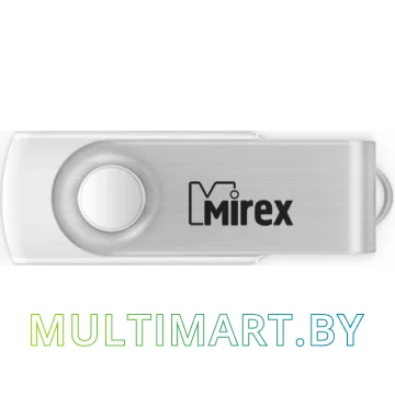 USB Flash Mirex SWIVEL WHITE 32GB (13600-FMUSWT32) картинка 2